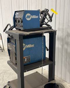 lot 190 image: Miller XMT304 CCCV Multi-Function Welder and Wire Feeder