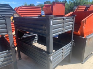 Industrial Stackable Corrugated Steel Container