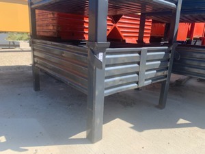 Industrial Stackable Corrugated Steel Container