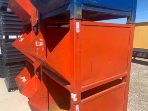 lot 235 image: Industrial Stackable Steel Container