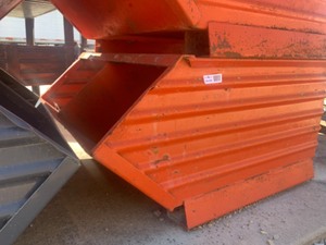 lot 233 image: Industrial Stackable Corrugated Steel Container