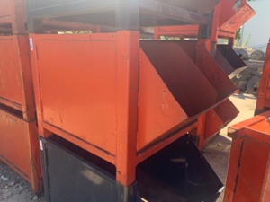 lot 221 image: Industrial Stackable Steel Container