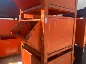 lot 218 image: Industrial Stackable Steel Container