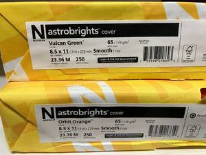 Astrobrights Card Stock