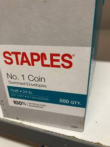 Small Coin Envelopes