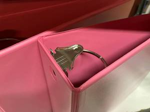 Pink 3-Inch Binders