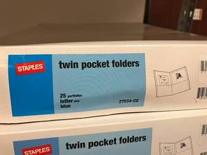 Assorted Color Two Pocket Folders