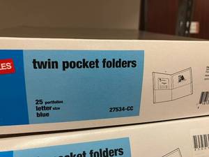 Two Pocket Folders
