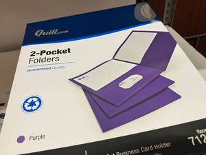 Two Pocket Folders
