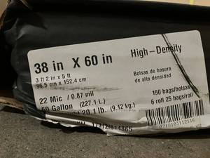 60 Gallon Can Liners
