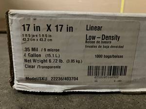 4 Gallon Can Liners