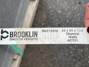 Brooklin Concrete Pavers 24 x 24 x 1 78 - Location A