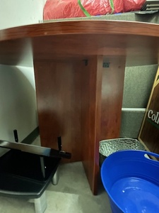 Round Wood Table - Location A