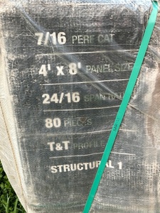 716 Structural Panels 4 X 8 - Location B