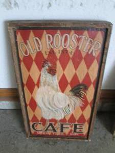 lot 24 image: Vintage style Old Rooster Cafe12i...
