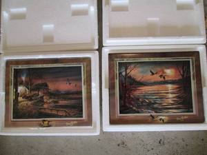 lot 151 image: 2 Terry Redlin plates from the Brad...