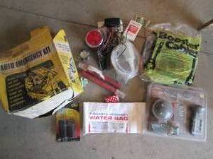lot 70 image: Vintage Auto Emergency Kit plus a M...