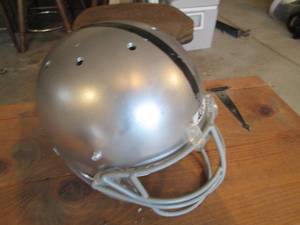 lot 79 image: Schutt Silver and Black painted foo...