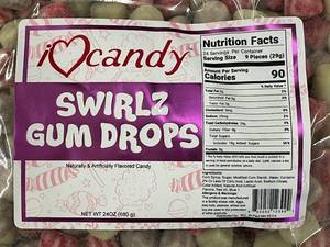 iCandy Swirlz Gum Drops - 3 Packs