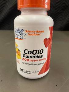 GA 4 - Doctors Best CoQ10 Gummies 200mg, Mango Madness - 2 Bottles