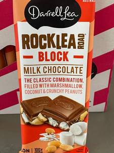 Darrell Lea Rocklea Road Milk Chocolate Block - 12 Bars