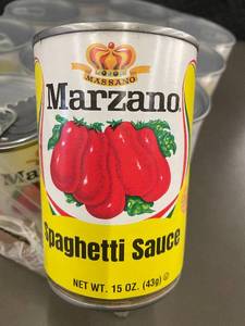 2 back - Marzano Spaghetti Sauce - 15 oz Cans, Pack of 12