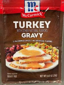 HI 2 - McCormick Turkey Gravy Mix 0.87 oz - Pack of 24