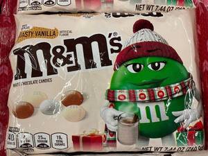 I 1 - Lot of 6 M&Ms White Chocolate Toasty Vanilla Candies 7.44 oz Bags