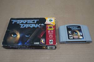 lot 2 image: Nintendo 64 Game Pak -Perfect Dark - In Box