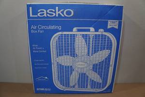 lot 45 image: Lasko Air Circulating Box Fan
