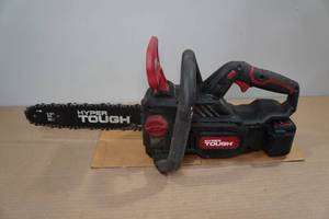 lot 85 image: Hyper Tough 12 Chainsaw and Battery -No Charger