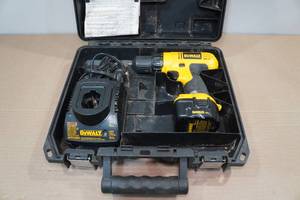 lot 87 image: DeWalt Cordless DrillDriver with Case and Charger
