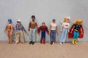 lot 113 image: Assorted Action Figures - Batman, Fonzie, Thor