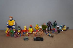lot 117 image: Assorted Collectable Figurines - Sesame Street, Noid, Disney