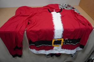 lot 161 image: Santa and Disney Pajamas