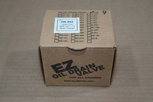 lot 282 image: 9-Piece EZ Oil Drain Valve for All Engines