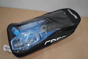 lot 326 image: Cressi Adult Palau Fin Snorkel Set -Fin Size ML, Blue