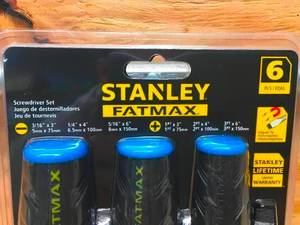 lot 32 image: Stanley Fatmax 6 Piece Screwdriver Set 0823248