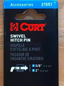 lot 48 image: Curt Swivel Hitch Pin Model # 21551 0814247.94