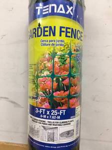 lot 56 image: Tenax Garden Fence 3FT x 25FT