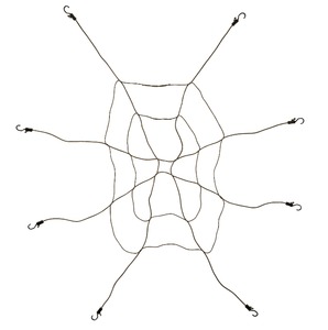 lot 90 image: Lot of 2 - Keeper zip net adjustable cargo net Model # 03141
