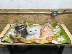 lot 143 image: Kitten Windshield Sunshade