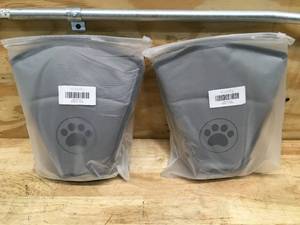 lot 146 image: Lot of 2 - Padded Dog Cones