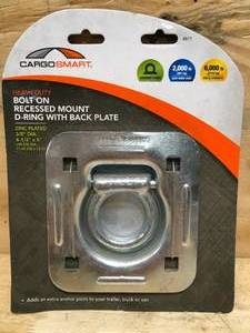 lot 153 image: Cargosmart bolt on recessed mount d-ring with back plate