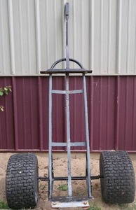 HOMEMADE PROPANE TANK TRAILER