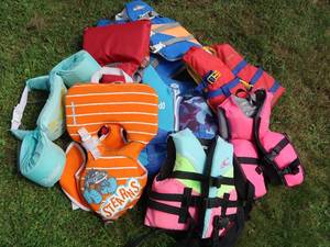 INFANT  CHILD  YOUTH LIFE VEST ASSORTMENT
