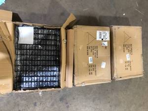 Lot of 22-12 in. W x 14 in. D Black Sloping Wire Shelf with 3 in. Lip (Pack of 6) by Econoco (18 Pieces) Customer Returns See Pictures