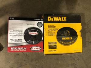 Lot of Assorted Pressure Washer Surface Cleaner Various Models and Conditions Customer Returns See Pictures