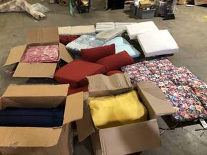 Lot of Assorted Furniture Cushions Various Models and Conditions  Customer Returns See Pictures