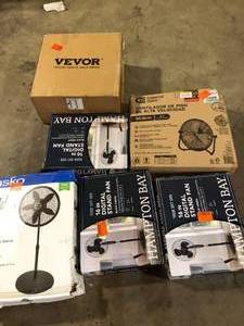 Lot of Assorted Fans Various Models and Conditions  Customer Returns See Pictures